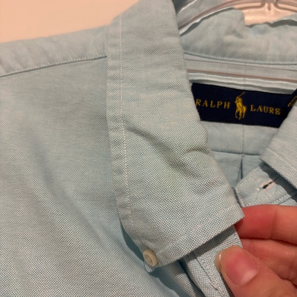 Ralph Lauren long sleeve‎ button up iconic oxford house blue size XL - Picture 8 of 8